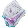 Wilson 2026 A440 Flash Fastpitch Softball Gloves(White/Flamingo Pink/Green)