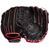 Wilson 2022 A440 Flash 12″ Fastpitch Outfield Glove – Left Hand Throw, Black/Pink/Tropical Blue