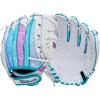 Wilson 2026 A440 Flash Fastpitch Softball Gloves(White/Flamingo Pink/Green)