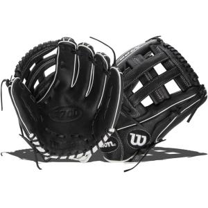 Wilson 2022 A700 Fastpitch Softball Glove Series(Black/White)