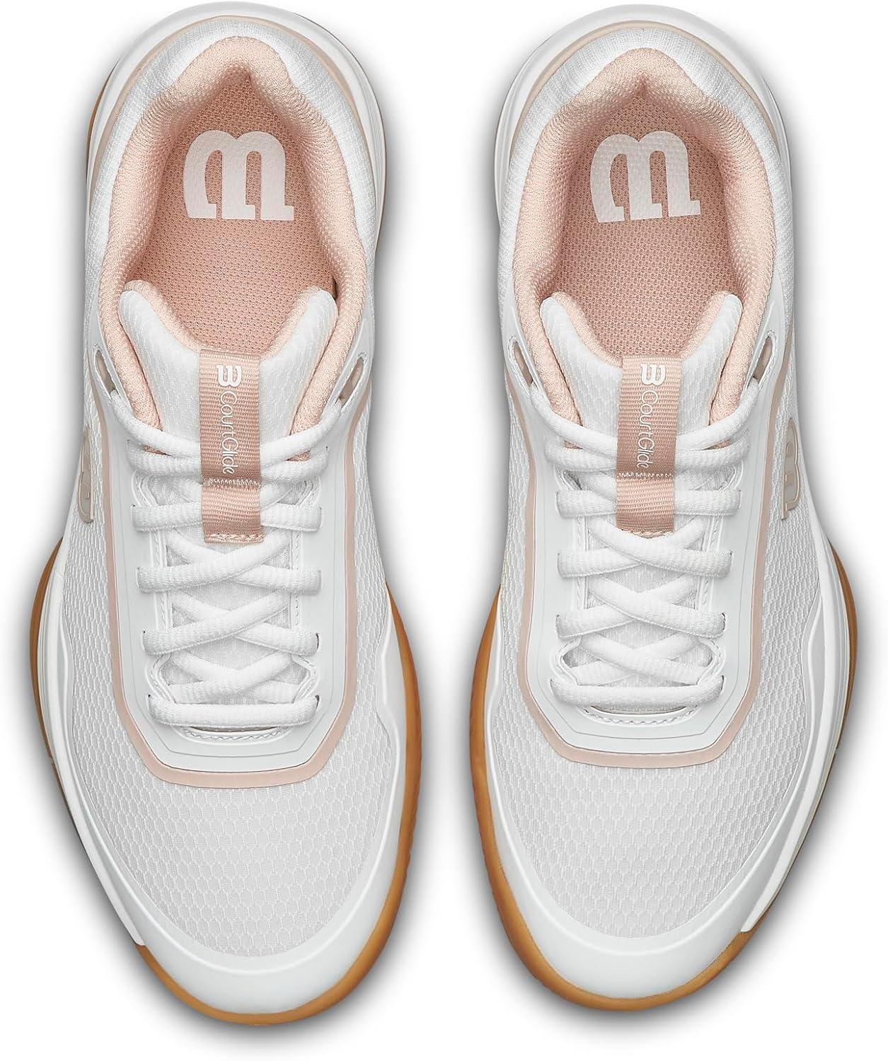imageWILSON Womens Courtglide Womens Tennis ShoesWhiteCameo RoseGum