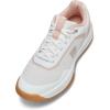 WILSON Womens Courtglide Women’s Tennis Shoes(White/Cameo Rose/Gum)