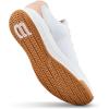 Wilson Womens Intrigue Lite Women’s Tennis Shoes(White/Cameo Rose/Gum)