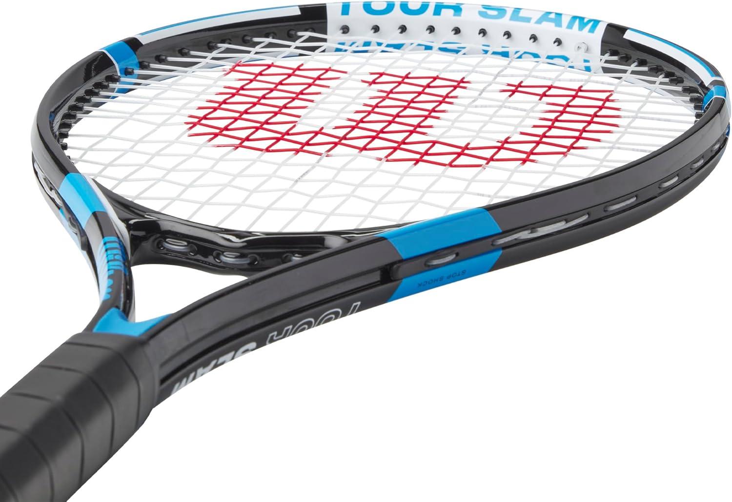 imageWilson Tour Slam Adult Tennis Racquets Grip Size 414BlackBlue