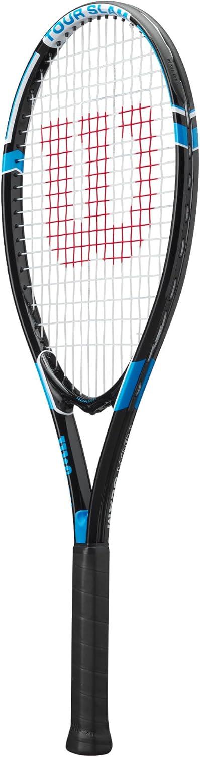 imageWilson Tour Slam Adult Tennis Racquets Grip Size 414BlackBlue