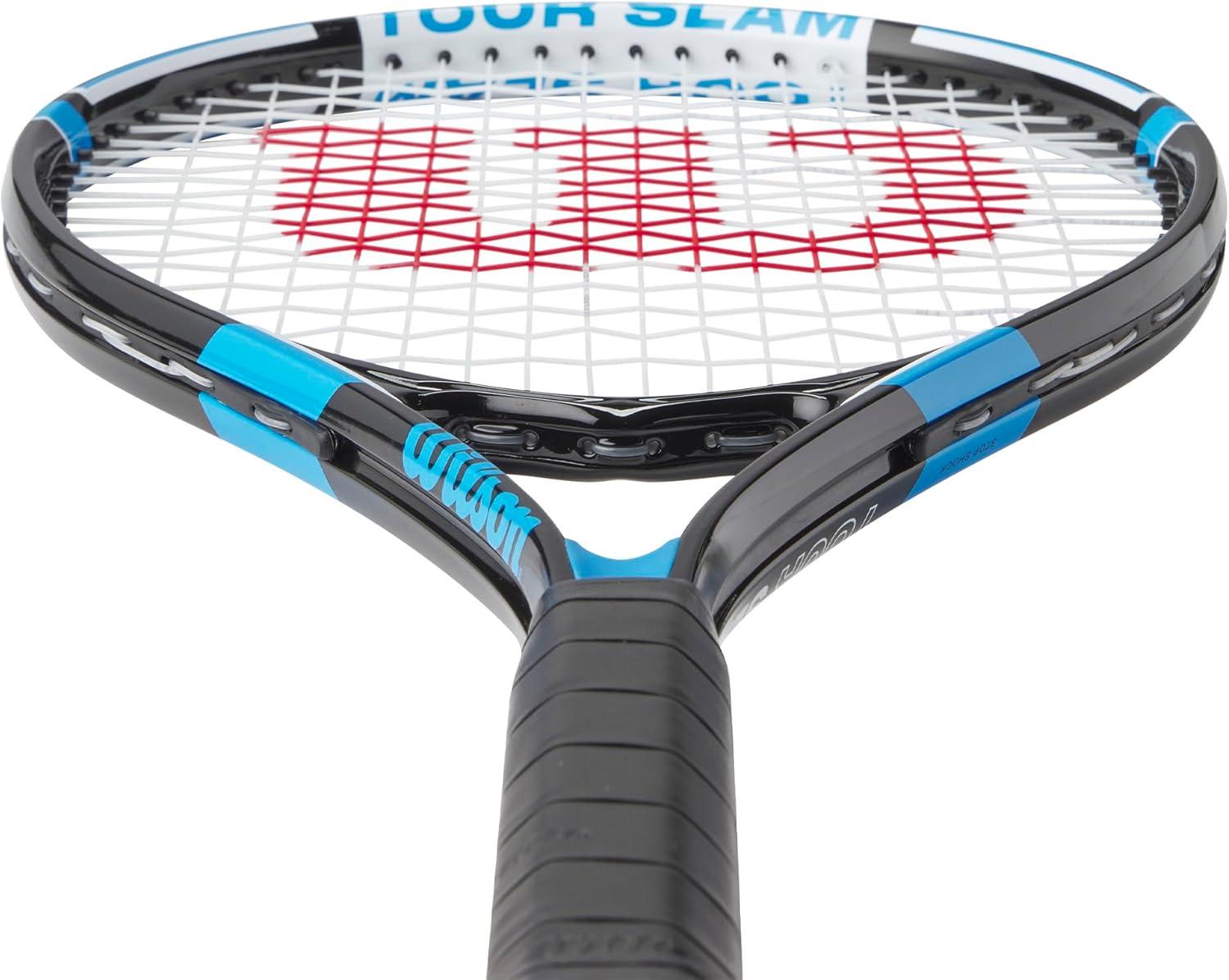 imageWilson Tour Slam Adult Tennis Racquets Grip Size 414BlackBlue