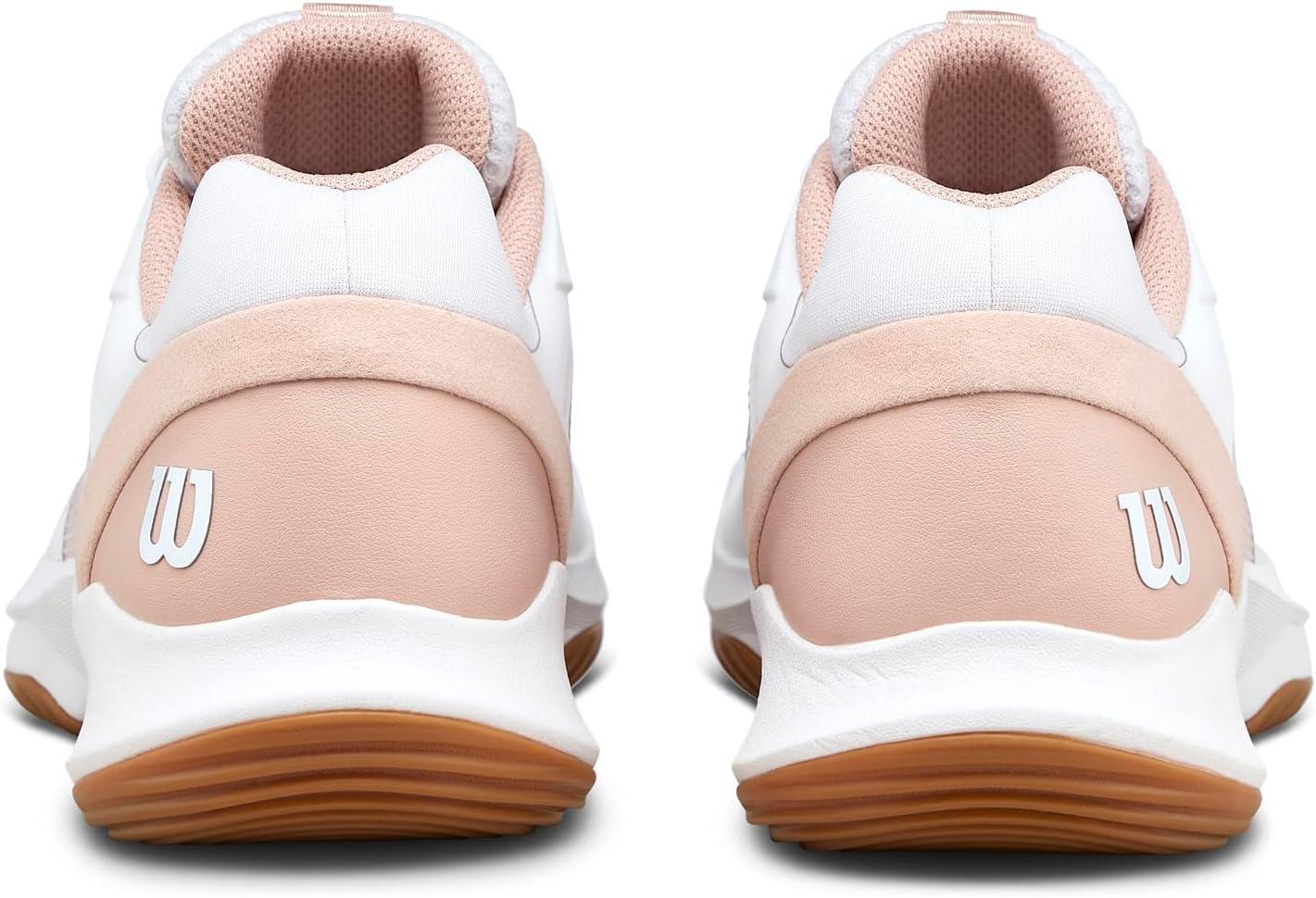 imageWilson Womens Womens Hurakn Pro V2 Padel ShoesClear WhiteCameo RoseGum