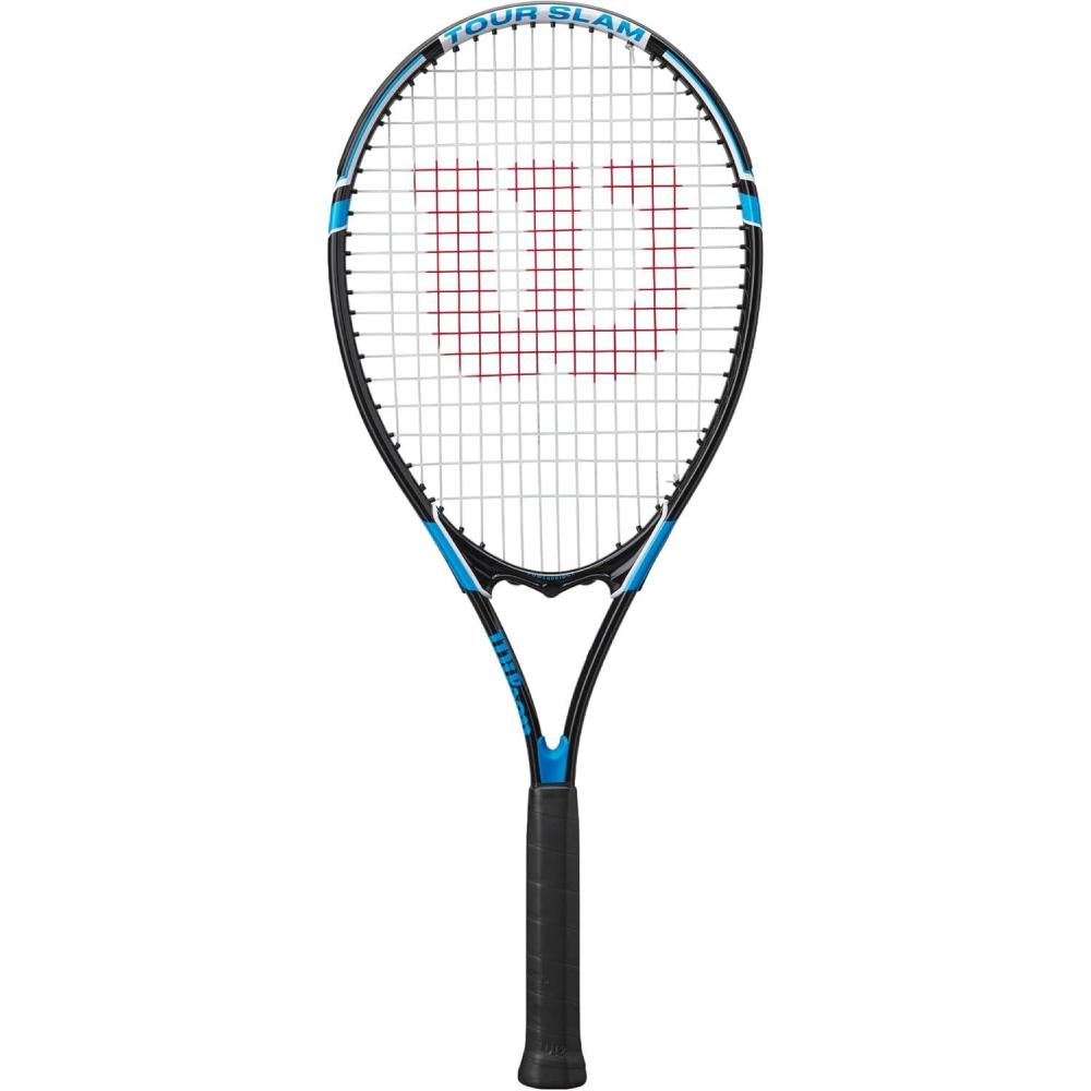 imageWilson Tour Slam Adult Tennis Racquets  Grip Size 414BlackBlue