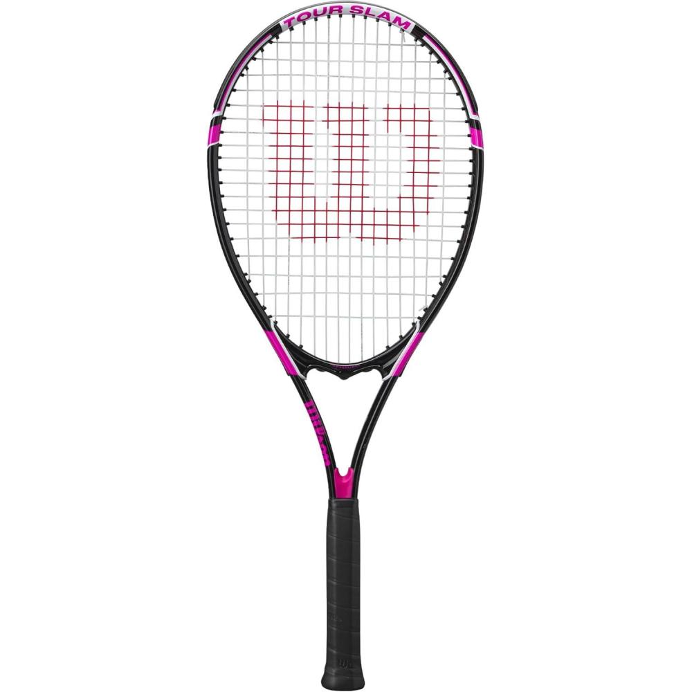 imageWilson Tour Slam Adult Tennis Racquets Grip Size 414BlackPink