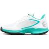 Wilson Womens Women’s Hurakn Lite Padel Shoes(White/Turquoise/Black)