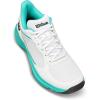 Wilson Womens Women’s Hurakn Lite Padel Shoes(White/Turquoise/Black)
