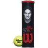 WILSON Sporting Goods RF Legacy Tennis Balls – Case (72 Balls), Yellow (WRT11990M)