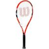 Wilson Federer Adult Recreational Tennis Racket – Grip Size 3 – 4 3/8″, Red/White/Black