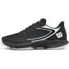 Wilson Womens Women’s Hurakn Lite Padel Shoes(Black/Ice Flow/White)