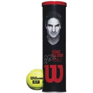 WILSON Sporting Goods RF Legacy Tennis Balls – Case (72 Balls), Yellow (WRT11990M)