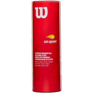 WILSON Youth Tennis Balls – US Open Red Tournament, Single Can (3 Balls)