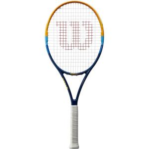 Wilson Profile Adult Recreational Tennis Racket – Blue/Orange(Grip Size 3 – 4 3/8″)