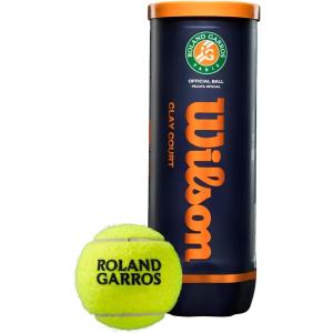 Wilson Roland Garros Clay Tennis Ball – 3 Ball Can(Yellow)