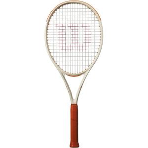 Wilson Roland-Garros 2025 Clash 100 V3 Unstrung Adult Performance Tennis Racket – Grip Size 2-4 1/4″(Grip Size 3 – 4 3/8″)