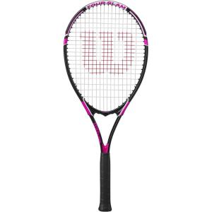 Wilson Tour Slam Adult Tennis Racquets – Grip Size 4/14″(Black/Pink)