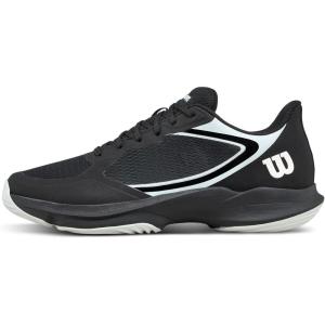 Wilson Womens Women’s Hurakn Lite Padel Shoes(Black/Ice Flow/White)