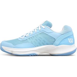 Wilson Womens Women’s Hurakn Pro V2 Padel Shoes(Airy Blue/Clear White/Airy Blue)