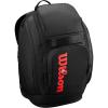 Wilson Clash V3 Super Tour Tennis Racket Bags – Black/Infrared(Holds up to 2 Rackets)