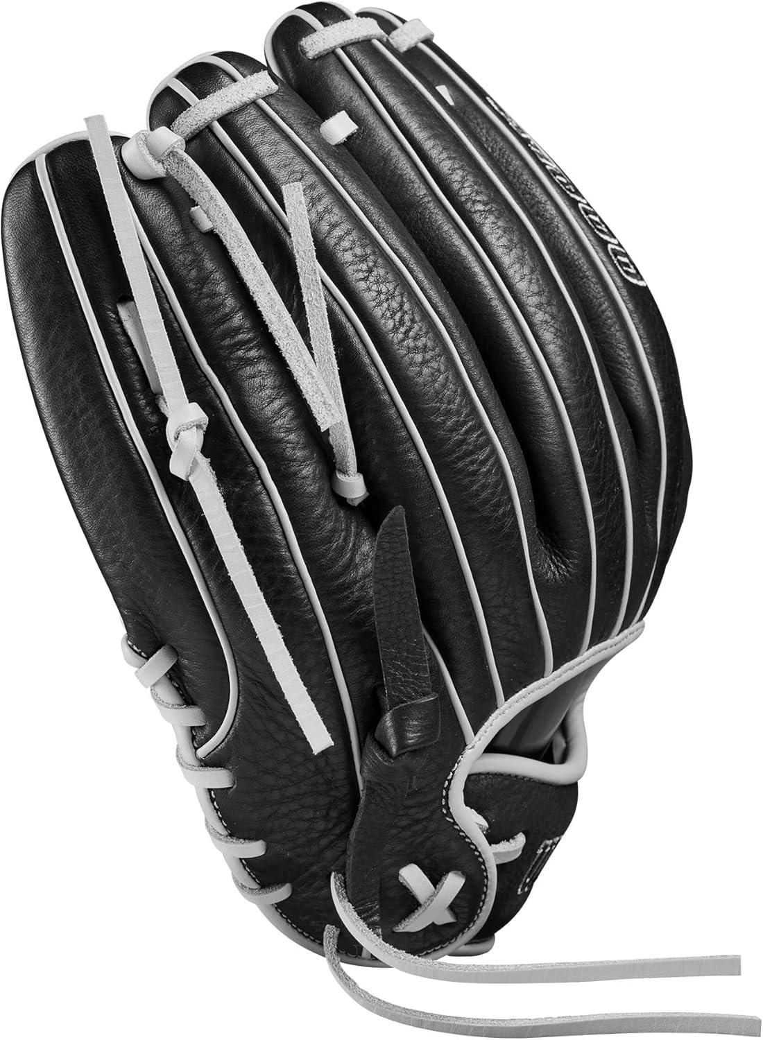 imageWILSON 2024 A1000 Infield Fastpitch Softball Gloves 1175 and 12 Right Hand ThrowBlackSilver