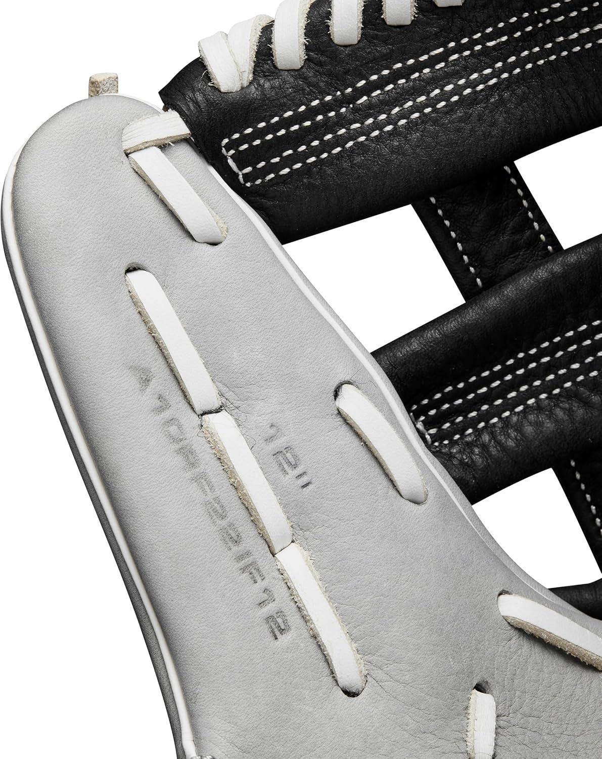 imageWILSON 2024 A1000 Infield Fastpitch Softball Gloves 1175 and 12 Right Hand ThrowSilverBlackWhite
