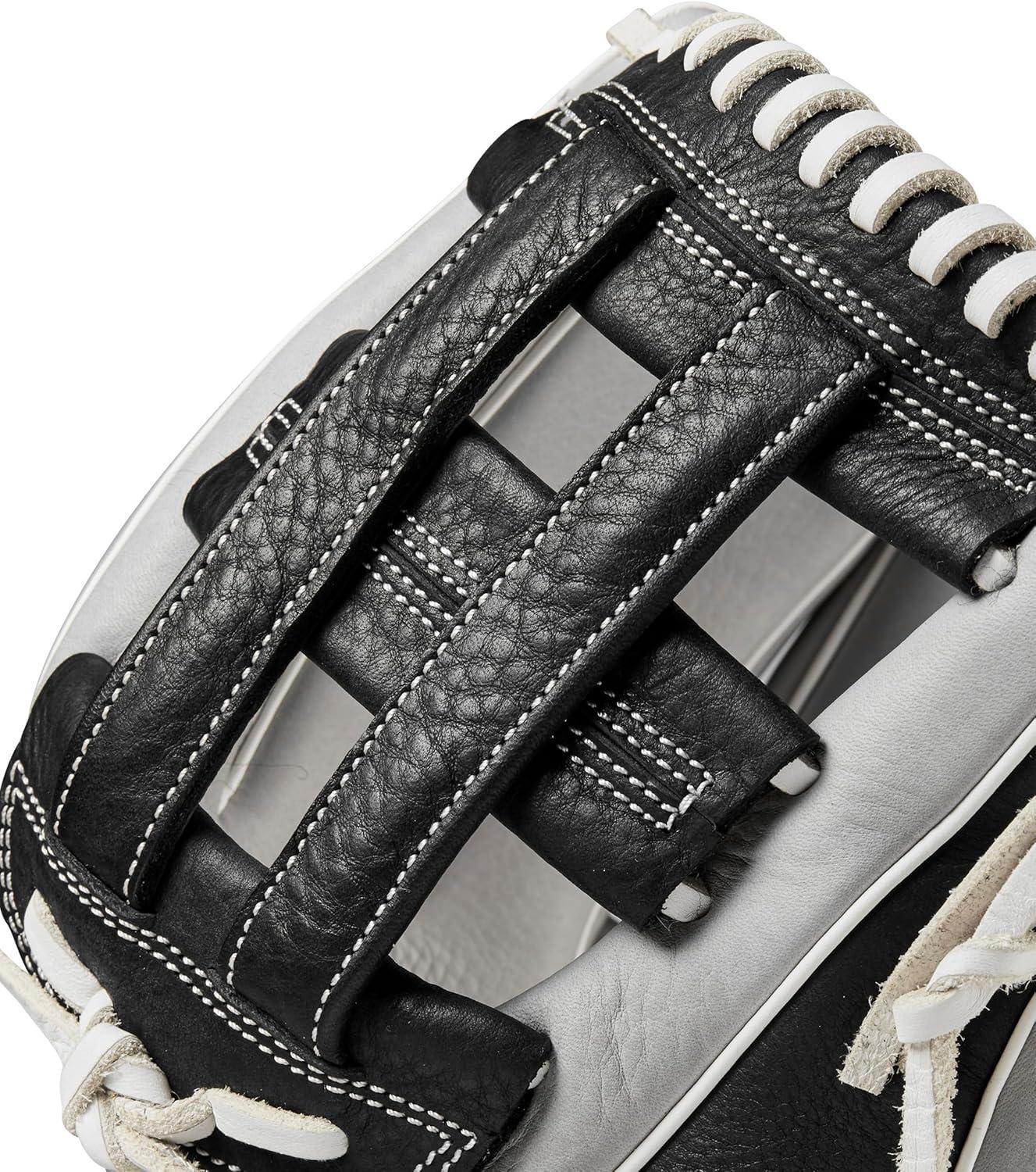 imageWILSON 2024 A1000 Infield Fastpitch Softball Gloves 1175 and 12 Right Hand ThrowSilverBlackWhite