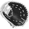 WILSON 2024 A1000 1620 12.5” Fastpitch Softball First Base Mitt – Black/White/Silver(Right Hand Throw)