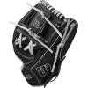 WILSON 2024 A1000 Infield Fastpitch Softball Gloves – 11.75″ and 12″, Right Hand Throw(Black/Silver)