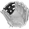 WILSON 2024 A1000 Infield Fastpitch Softball Gloves – 11.75″ and 12″, Right Hand Throw(Silver/Black/White)