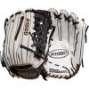 Wilson 2022 A1000 T125 12.5″ Fastpitch Outfield Glove – Right Hand Throw, White/Black/Metallic Gold