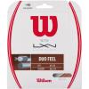 WILSON Duo Tennis String – Set, Yellow, Bronze and Grey(Bronze)