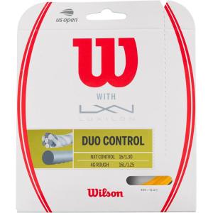 WILSON Duo Tennis String – Set, Yellow, Bronze and Grey(Yellow)