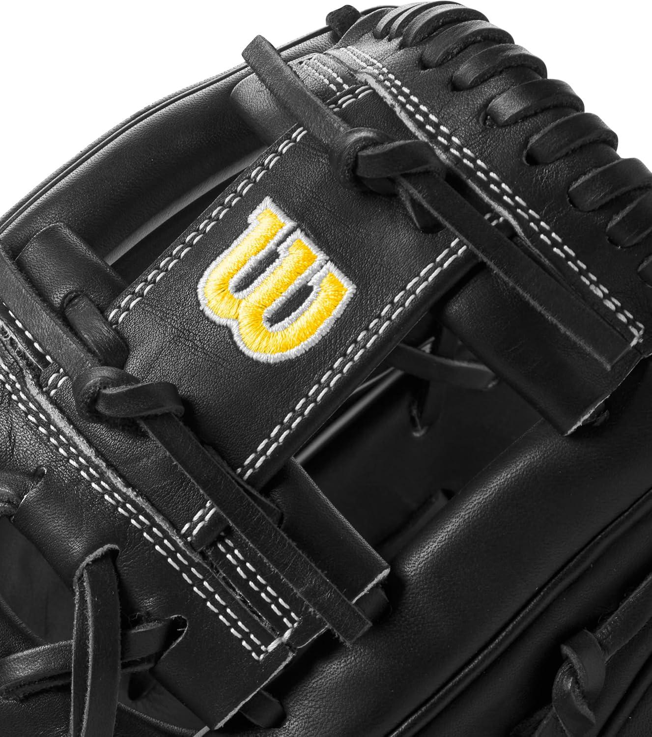 imageWilson 2024 Classics Series A2000 Baseball GlovesBlackYellowGrey