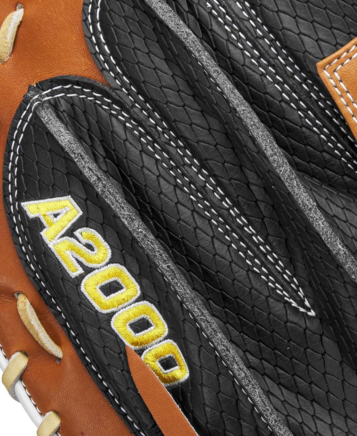 imageWilson A2000 Catchers Mitts 33 335 and 34BlackBlondeWhite