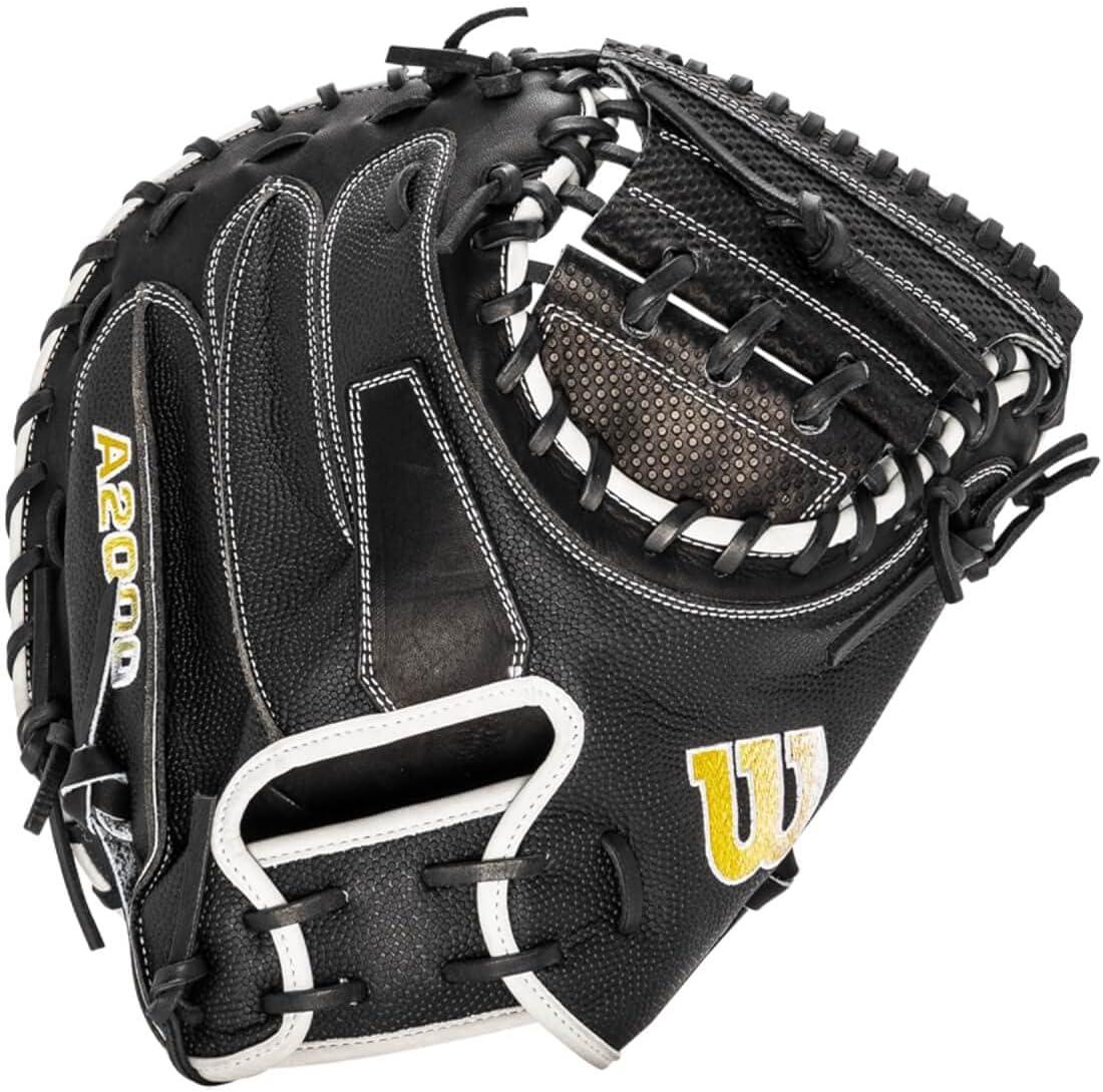 imageWilson A2000 Catchers Mitts 33 335 and 34BlackWhite