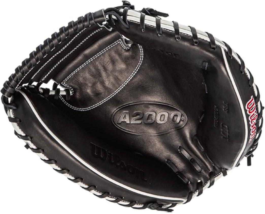imageWilson A2000 Catchers Mitts 33 335 and 34BlackWhiteRed