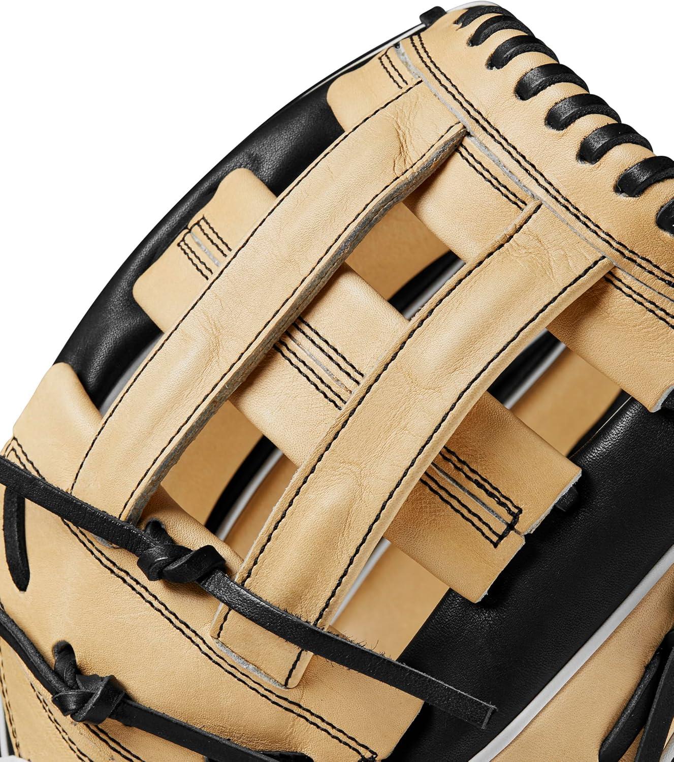imageWilson A2000 Outfield Baseball Gloves 1225 125 and 1275BlackBlondeRed