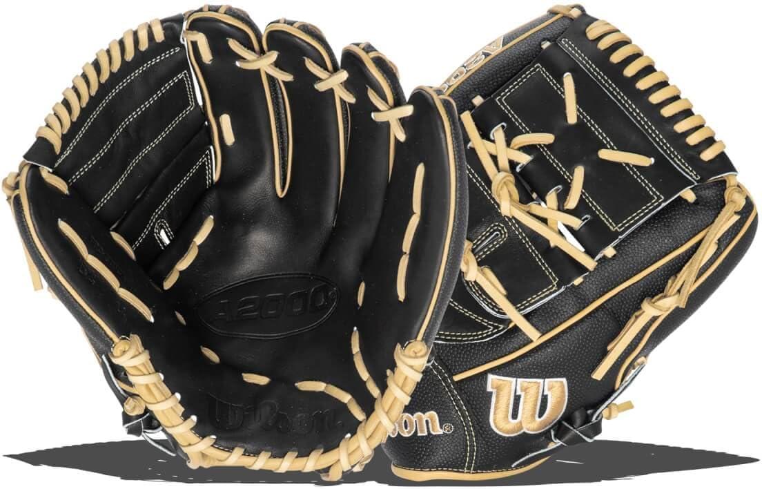 imageWilson A2000 Pitchers Baseball Gloves 1175 and 12BlackBlonde