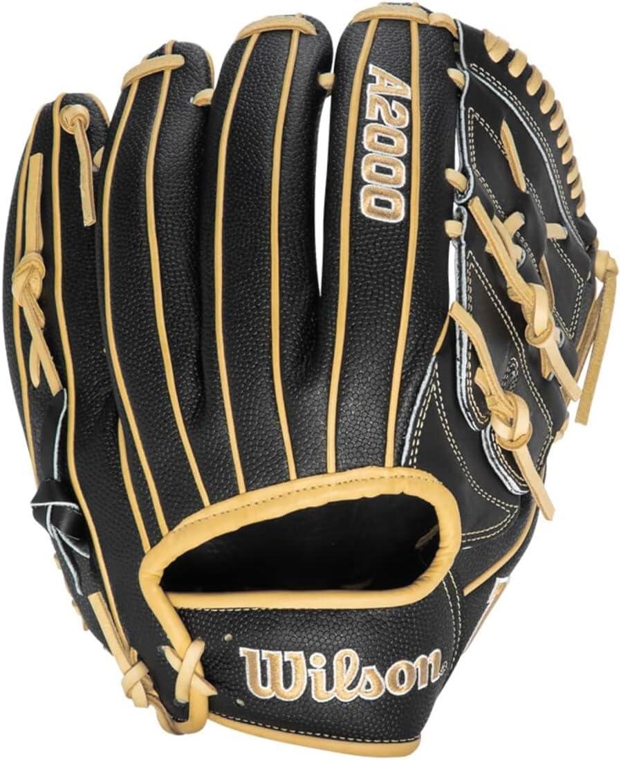 imageWilson A2000 Pitchers Baseball Gloves 1175 and 12BlackBlonde