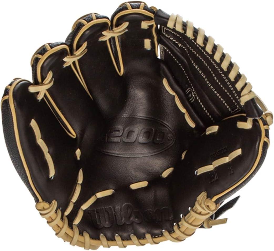 imageWilson A2000 Pitchers Baseball Gloves 1175 and 12BlackBlonde