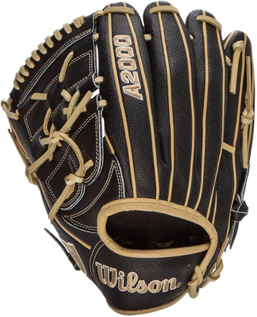 imageWilson A2000 Pitchers Baseball Gloves 1175 and 12BlackBlonde