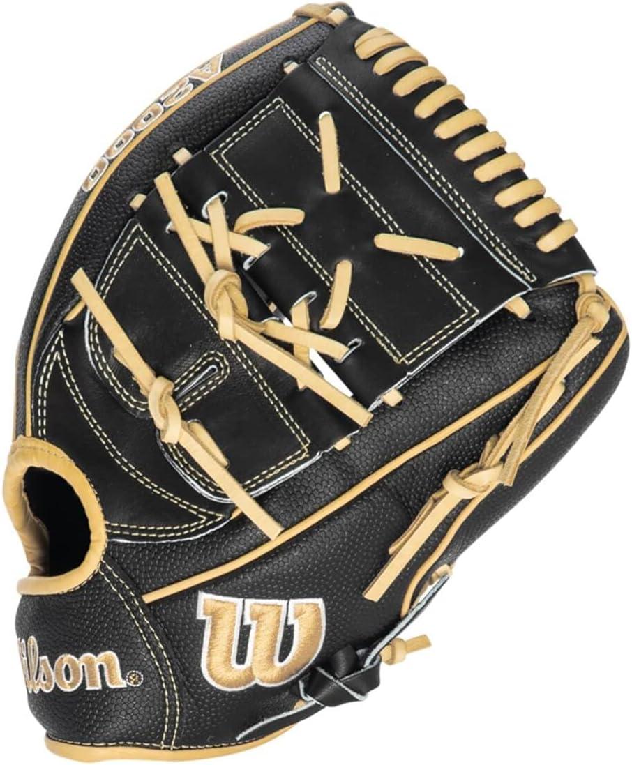 imageWilson A2000 Pitchers Baseball Gloves 1175 and 12BlackBlonde