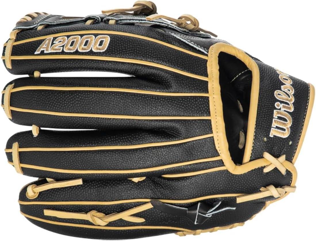 imageWilson A2000 Pitchers Baseball Gloves 1175 and 12BlackBlonde
