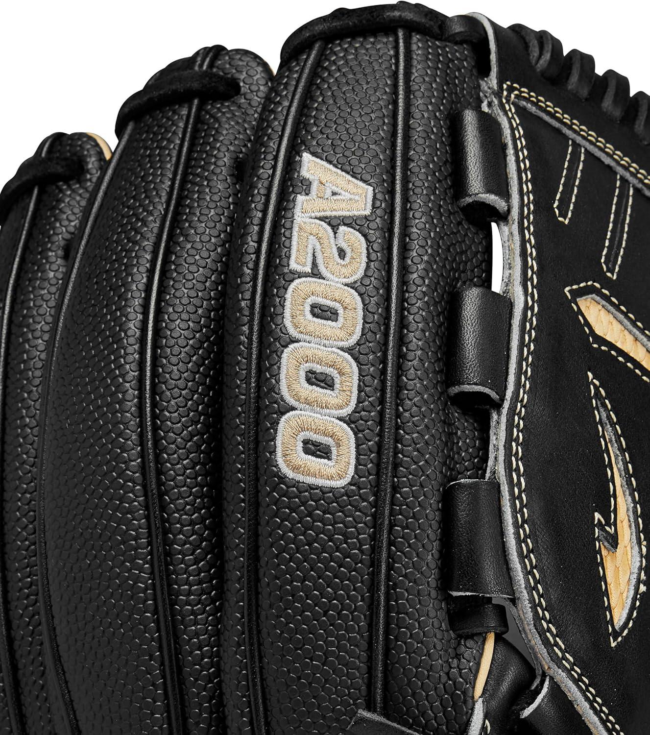 imageWilson A2000 Pitchers Baseball Gloves 1175 and 12BlackSaddle Tan