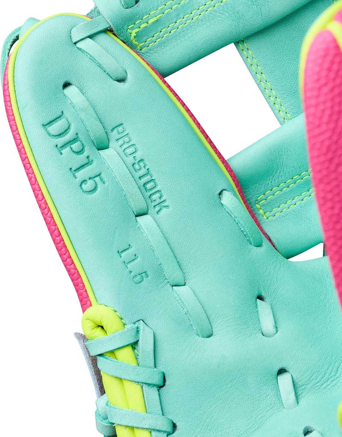 imageWilson Spring 2026 A2000 Baseball GlovesFlamingo Seafoam Optic Yellow