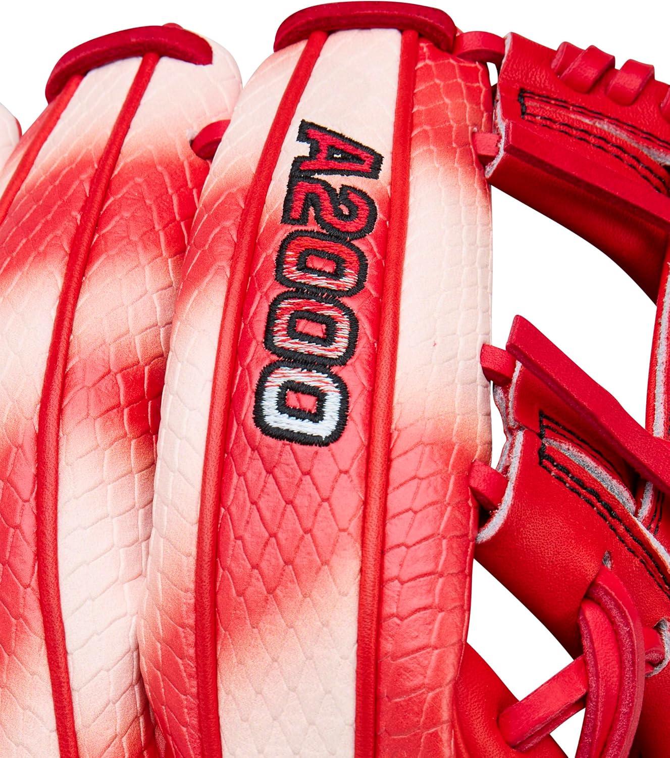 imageWilson Spring 2026 A2000 Baseball GlovesRedWhite